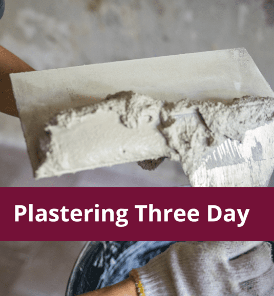 Plastering Three Day
